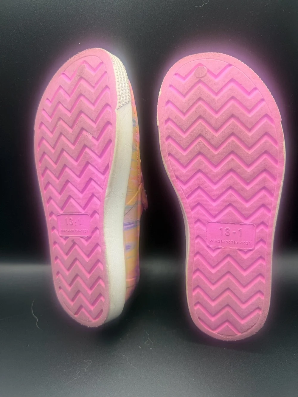 Kids Slip-On Rainbow Tie-Dye Casual Shoes
